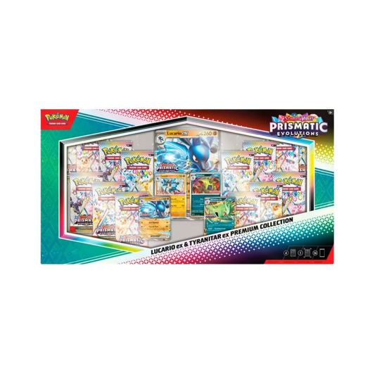 Lucario EX & Tyranitar EX Premium Collection Prismatic Evolutions