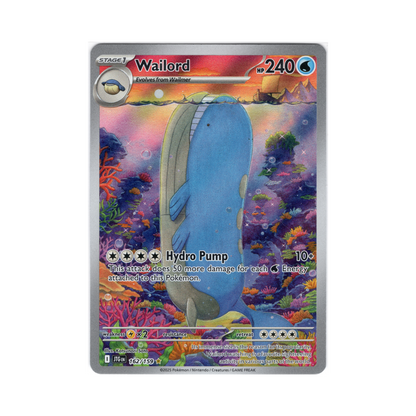 Wailord Full Art - Journey Together - #162/159 - NM