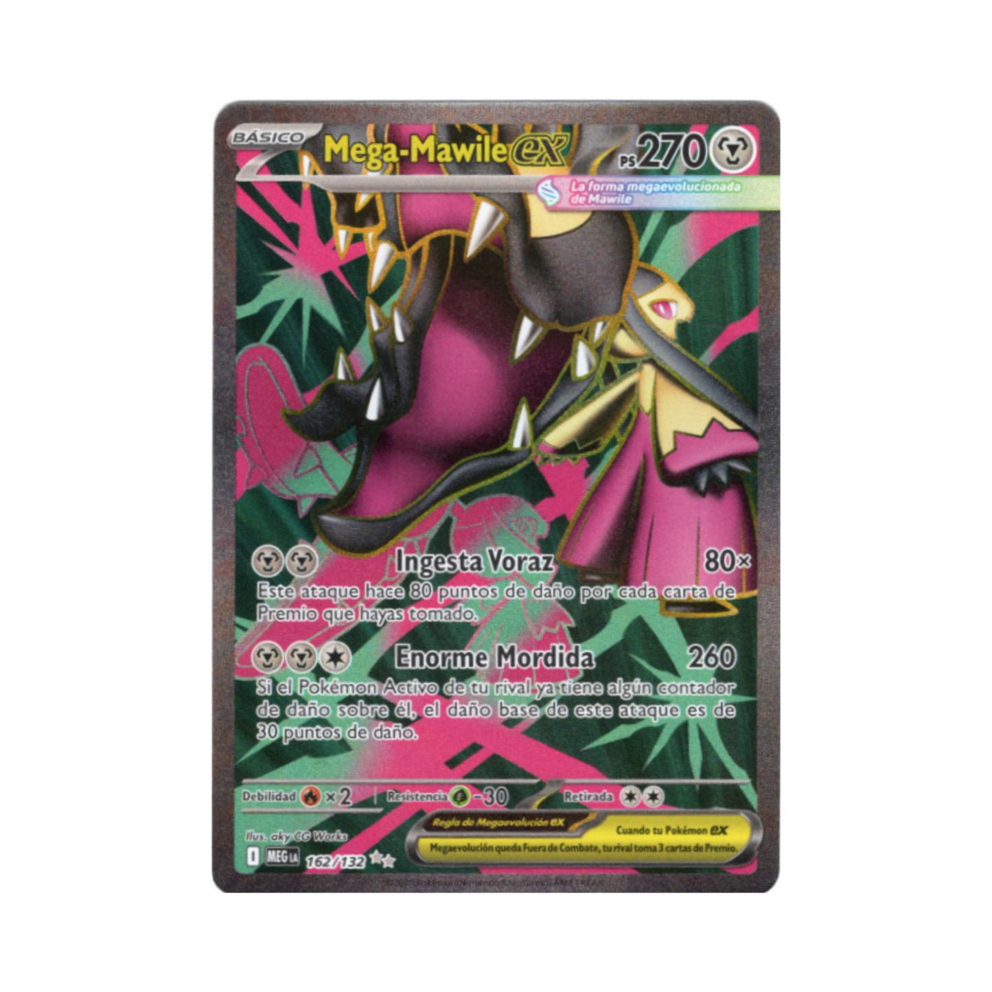 MEGA MAWILE EX MEG 162/132 (MEGA EVOLUTIONS)