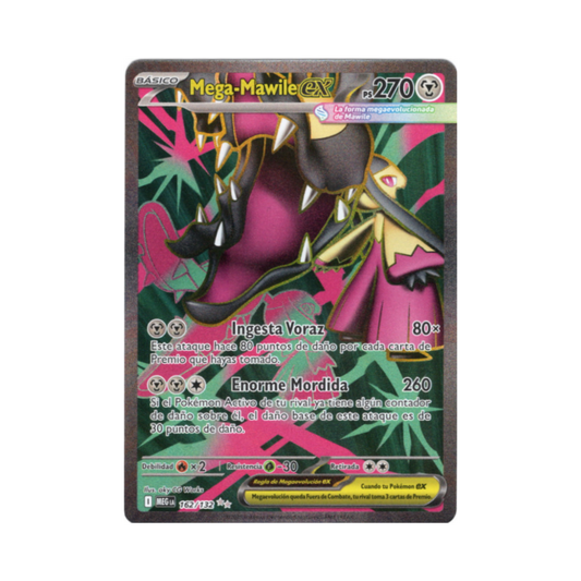 MEGA MAWILE EX MEG 162/132 (MEGA EVOLUTIONS)