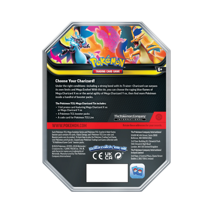 Mega Charizard Y Ex Tin
