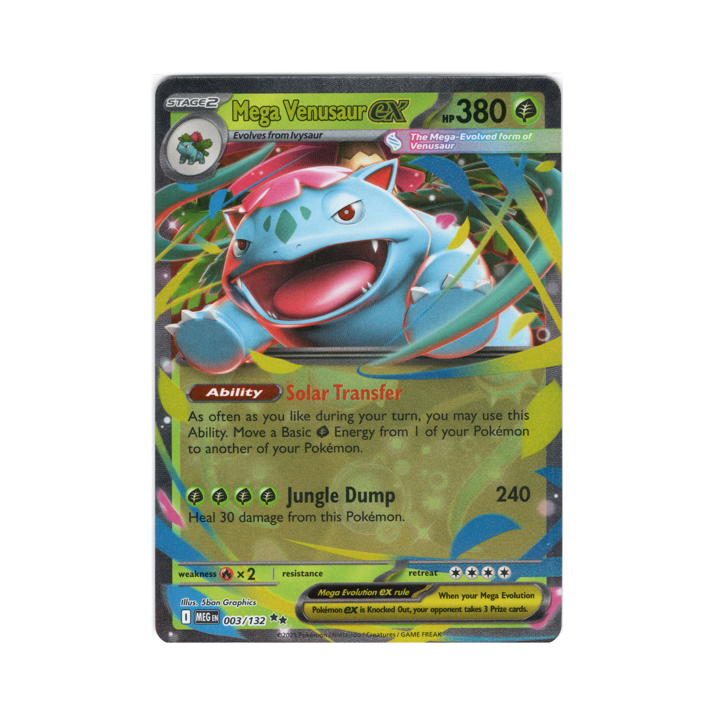 Mega Venusaur Ex - Mega Evolutions - #003/132
