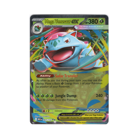 Mega Venusaur Ex - Mega Evolutions - #003/132