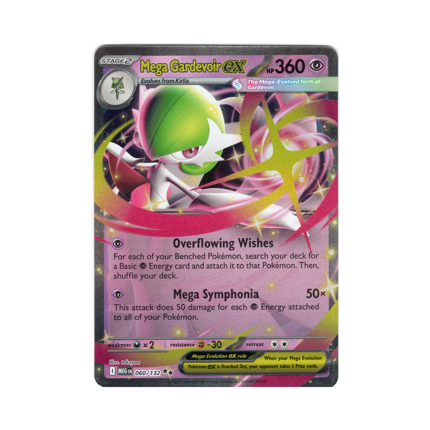 Mega Gardevoir Ex - Mega Evolutions - #060/132