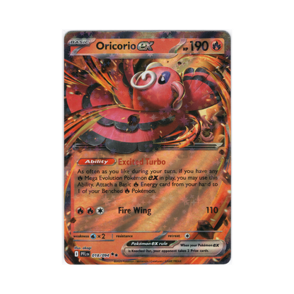 Oricorio Ex - Phantasmal Flames - #018/094 - NM