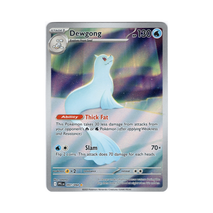Dewgong Full Art - Phantasmal Flames - #097/094 - NM