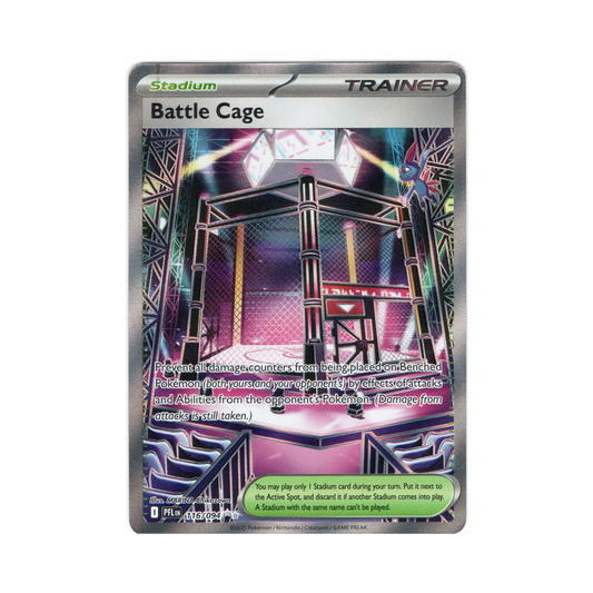 Battle Cage Full Art - Phantasmal Flames - #116/094 - NM