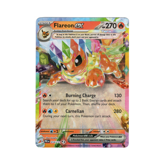FLAREON EX PRE 014/131 (PRISMATIC EVOLUTIONS)