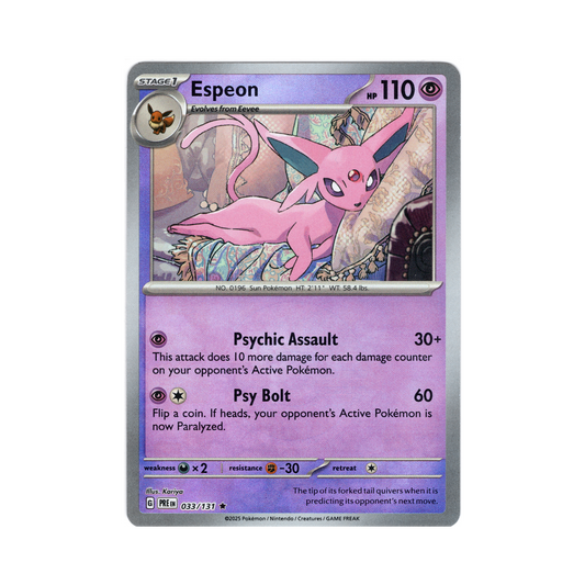 Espeon PRE 033/131 POKEBALL (PRISMATIC EVOLUTIONS)