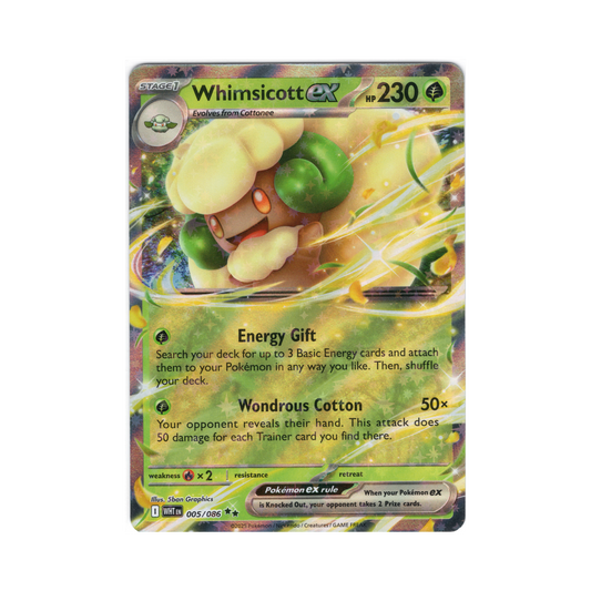 Whimsicott Ex - White Flare - #005/086