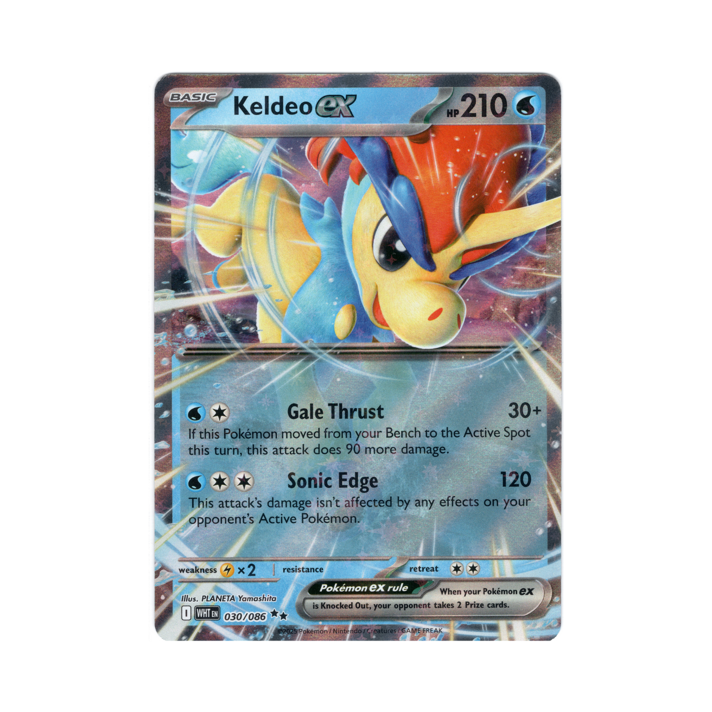 Keldeo Ex WHT 030/086 (WHITE FLARE)
