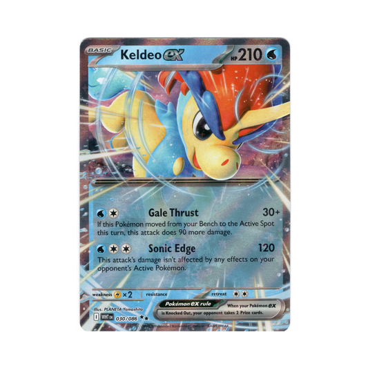 Keldeo Ex WHT 030/086 (WHITE FLARE)