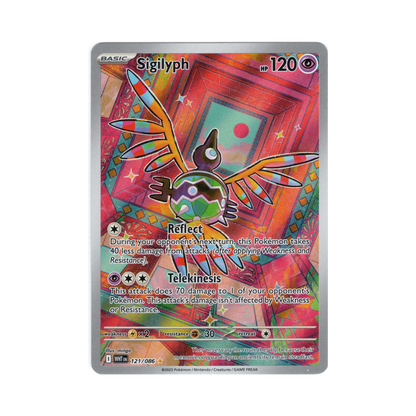 Sigilyph Full Art - White Flare - #121/086 - NM