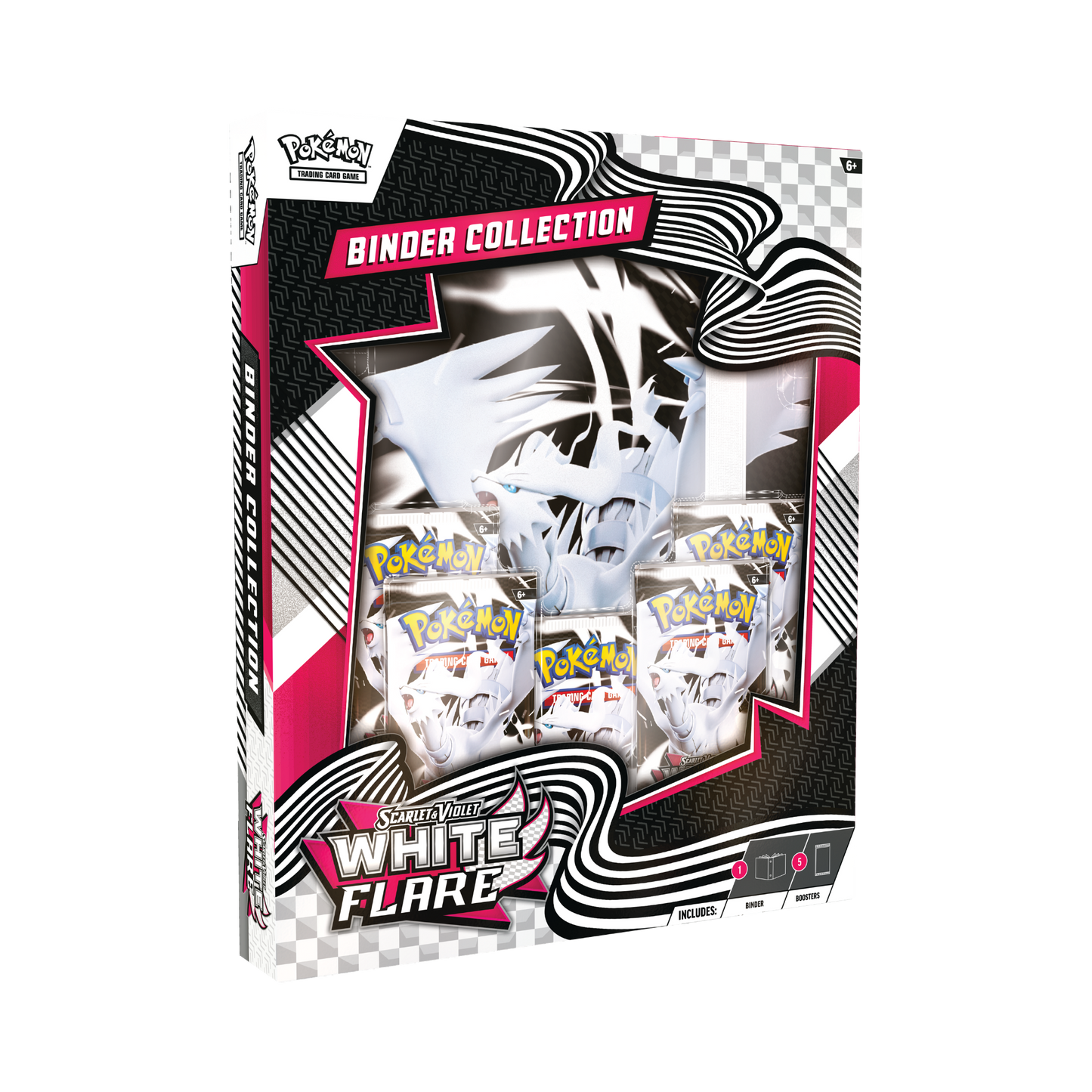 White Flare Binder Collection